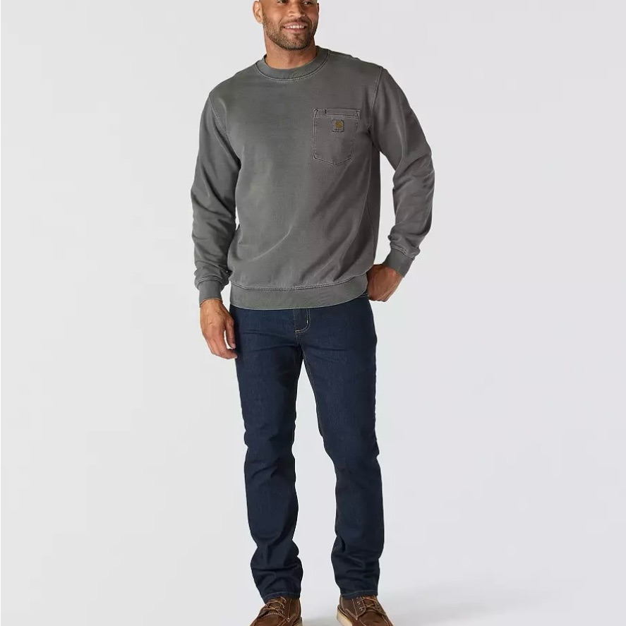 Carhartt Gray Midweight Fleece Crew Sweatshirt Size M $75 Nwot